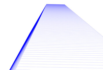 Abstract architecture 3D rendering