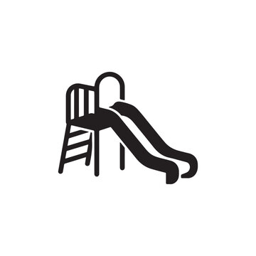 minimal playground equipment vector symbol