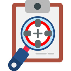 Obraz premium Targeted Data Analysis Icon