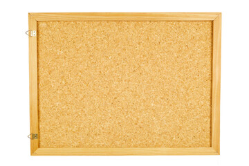 Fototapeta premium blank cork board isolated on white or transparent png