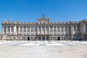 Obraz premium Madrid trip during the summer period