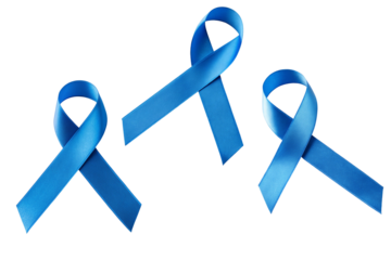 ribbon bows on a transparent background