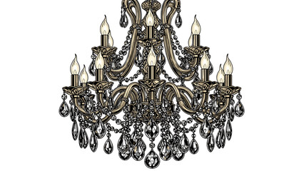 Luxury Crystal Chandelier with Multiple Lights 1.