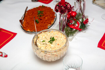 sałatka warzywna przygotowana na święta wielkanocne © hunter76