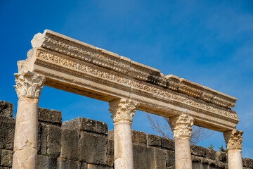Obraz premium Cibyra or Kibyra, also referred to as Cibyra Magna, was an Ancient Greek city near the modern town of Gölhisar, in Burdur Province. It lay outside the north-western limits of the ancient province