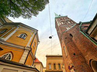 Cityscape of Riga old town, Latvia