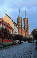 Cathedral street vertical - St John the Baptist Cathedral - Wroclaw, Poland