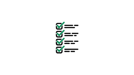 A checklist symbol indicating progress and task completion.