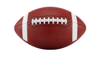 Maroon American football isolated PNG, sport equipment for training and competition on transparent background © Elena