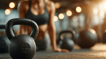 Focused fitness journey with fresh ingredients and strength training