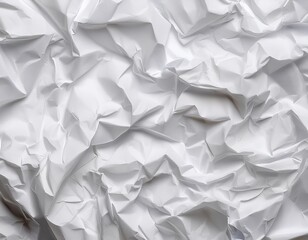 Obraz premium crumpled paper texture background royalty high quality free best stock of white wrinkly backdrop paper backgrounds white fabric crushed textured crumpled wrinkled sheet copy space for text design