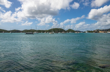Exposure done in the Waterfront Highway located in the capital of St. Thomas USVI, Charlotte Amalie, with beautiful views of the Ocean