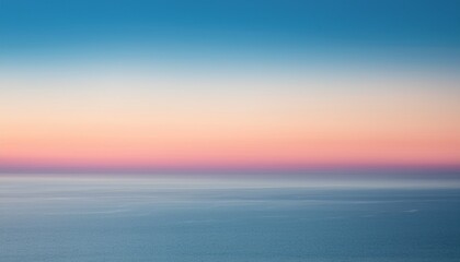 Fototapeta premium Pastel Gradient Horizon