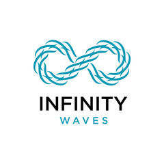 Infinity logo. Symbols of endless, unlimited, eternal. Infinity, eternity, infinite, endless, loop symbols.