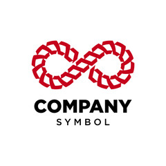 Infinity logo. Symbols of endless, unlimited, eternal. Infinity, eternity, infinite, endless, loop symbols.
