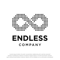 Infinity logo. Symbols of endless, unlimited, eternal. Infinity, eternity, infinite, endless, loop symbols.