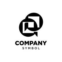 Initial Monogram Letter AP PA Logo Template