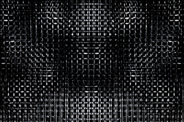 シルバーの色で金網のフェンスのようなデザインで鉄や鋼のメタルの質感の柄の模様で幾何学的でもあり抽象的でもある壁紙、背景、テクスチャ