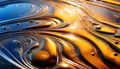 Oil Film On Water Surface Abstract Colors Pictures