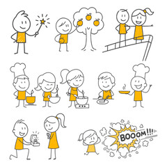 Life's sincere moments and different pursuits reflecting characters' experiences in daily life.