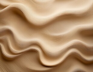 abstract undulating beige textured surface