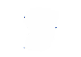 Reflective blue confetti, rectangular and irregular, exploding dynamically on a crisp white background, creating central copy space, high-speed photography, concept of joyous festivity