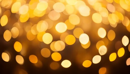 Obraz premium Yellow Bokeh Abstract Light Background