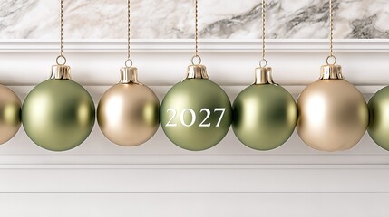 Celebration of St Patricks Day Decorations During Christmas Season in December 2027