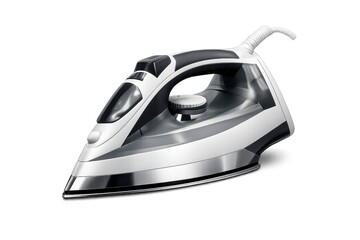 Sleek iron appliance featuring a transparent background appliance style.