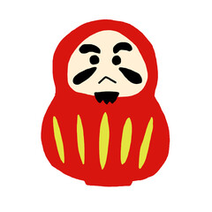 ダルマのイラスト