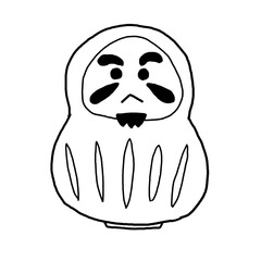 ダルマのイラスト