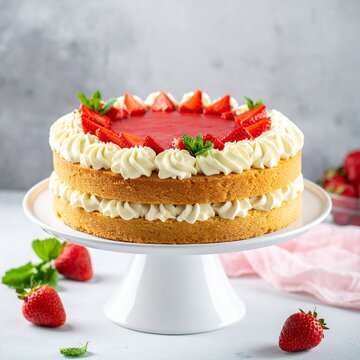 Erdbeertorte