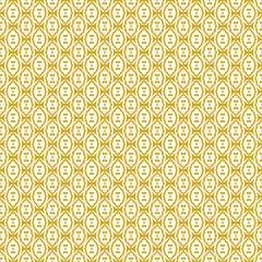 yellow and white abstract geometric seamless pattern background, repeatable motif for fabric and wallpaper design illustration