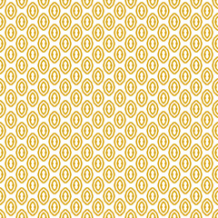 yellow and white abstract geometric seamless pattern background, repeatable motif for fabric and wallpaper design illustration
