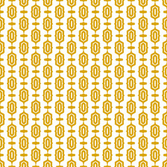 yellow and white abstract geometric seamless pattern background, repeatable motif for fabric and wallpaper design illustration