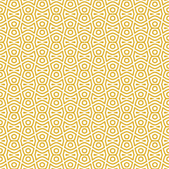 yellow and white abstract geometric seamless pattern background, repeatable motif for fabric and wallpaper design illustration