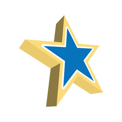 Fototapeta premium Star icon design template