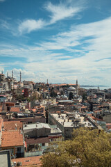 Fototapeta premium Morning With The Skyline Of Istanbul City 