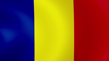 4K Loop Cape Verde Waving Flag Animation	
