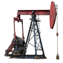 Oil Pump Jack - Industrial Equipment for Petroleum Extraction