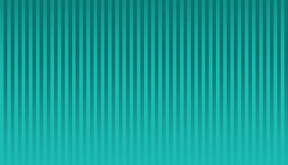 Fototapeta premium Abstract green background with gradient. Fashionable beautiful wallpaper, geometric color pattern for notebook cover, copybook, paper, packaging in form of vertical stripe, lines. 