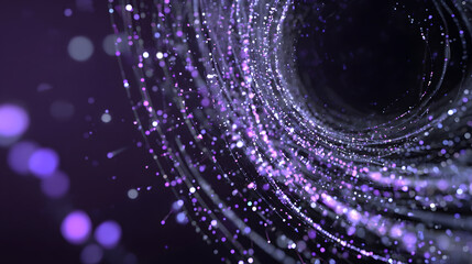 Abstract particle vortex