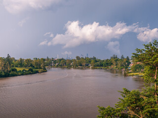 Brisbane City Skyline after a Storm