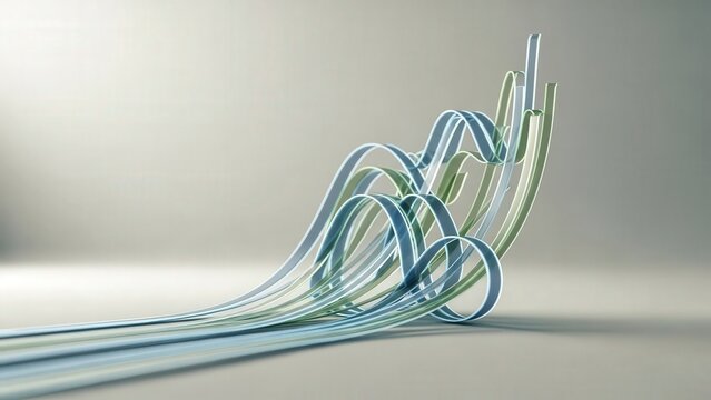 layered teal lines forming graphs analytics dashboard visual - Powered by Adobe