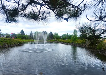 fountain in the park
