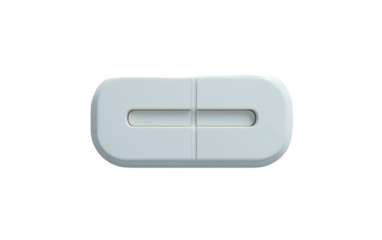 Realistic pause button with dual bar symbol highlighting control functionality, app interfaces, and technology use isolated on transparent background PNG