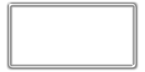 A simple, empty rectangular frame with a silver border and a subtle drop shadow on a white background.