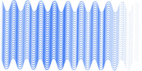composition of repeating curved lines to create a certain effect with blue gradient as background inspiration for visual communication design