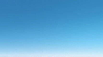 Spacious wide sky background with soft cumulus clouds