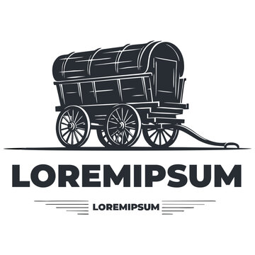 Vintage Caravan Wagon Design Evokes Nostalgic Journey And Rustic Adventure Spirit